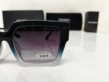 DOLCE & GABBANA 4446 BLACK ICE BLUE GARDIENT