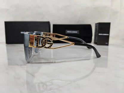 DOLCE & GABBANA 4446 BLACK ICE BLUE GARDIENT