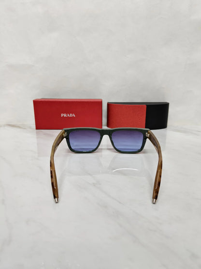 PRADA 5502 OLIVE TORTOISE BLUE FULL METAL BODY AAA QUALITY