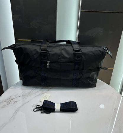 Prad a Black Blue Luxury Imported Duffel Bag Pr3025