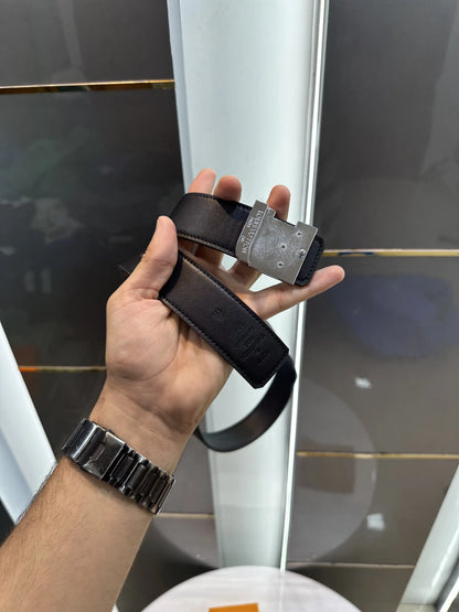 Louis Vuitto n Silver Premium Belt 592