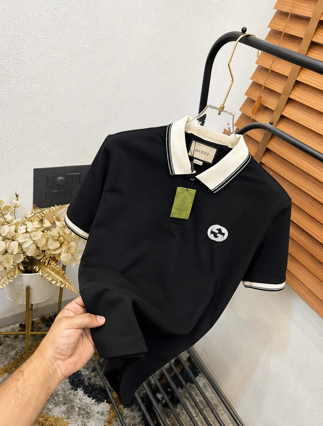 Gucc_i Turkey Imported Extra Premium Polo T-shirt (DN 515)