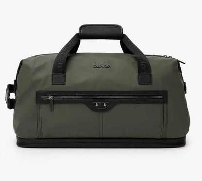 Calvin Klei n Dark Green Luxury Imported Duffel Bag Z16006G