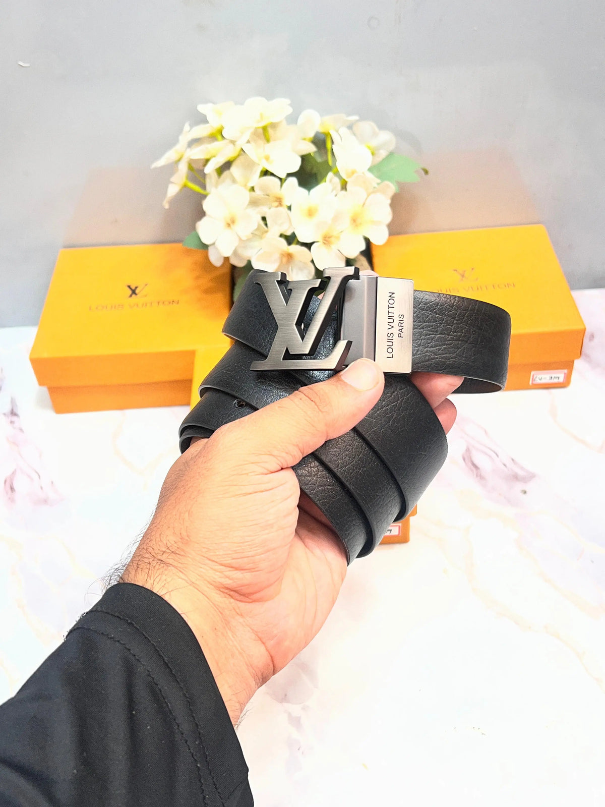 LV LOUIS VUITTON PREMIUM QUALITY REVERSEABLE BELT WITH OG BOX