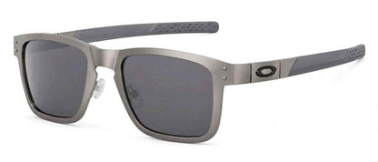 oakle-y silver gray metal fram