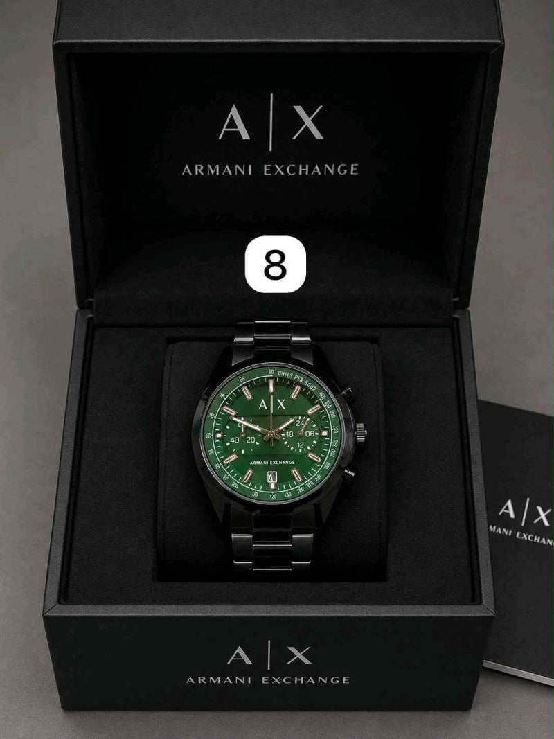 Arm ani Exchange Full chrono working metal