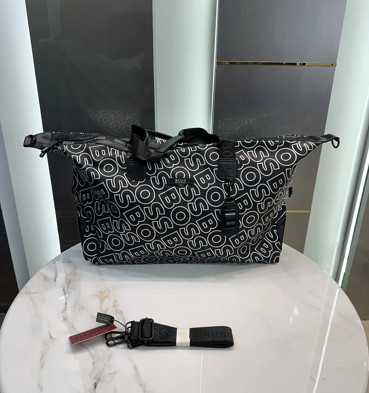 Hugo Bos s Luxury Imported Duffel Bag B18411