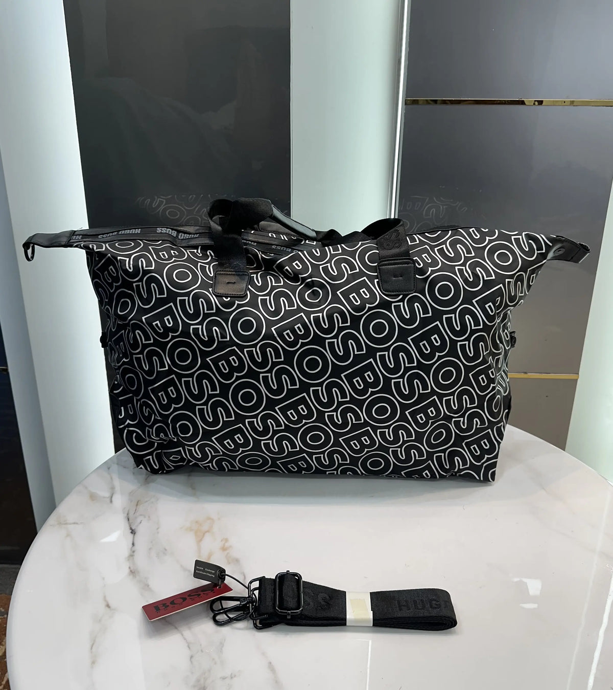 Hugo Bos s Luxury Imported Duffel Bag B18411