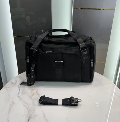 Tumi Black Luxury Imported Duffel Bag Black T95882