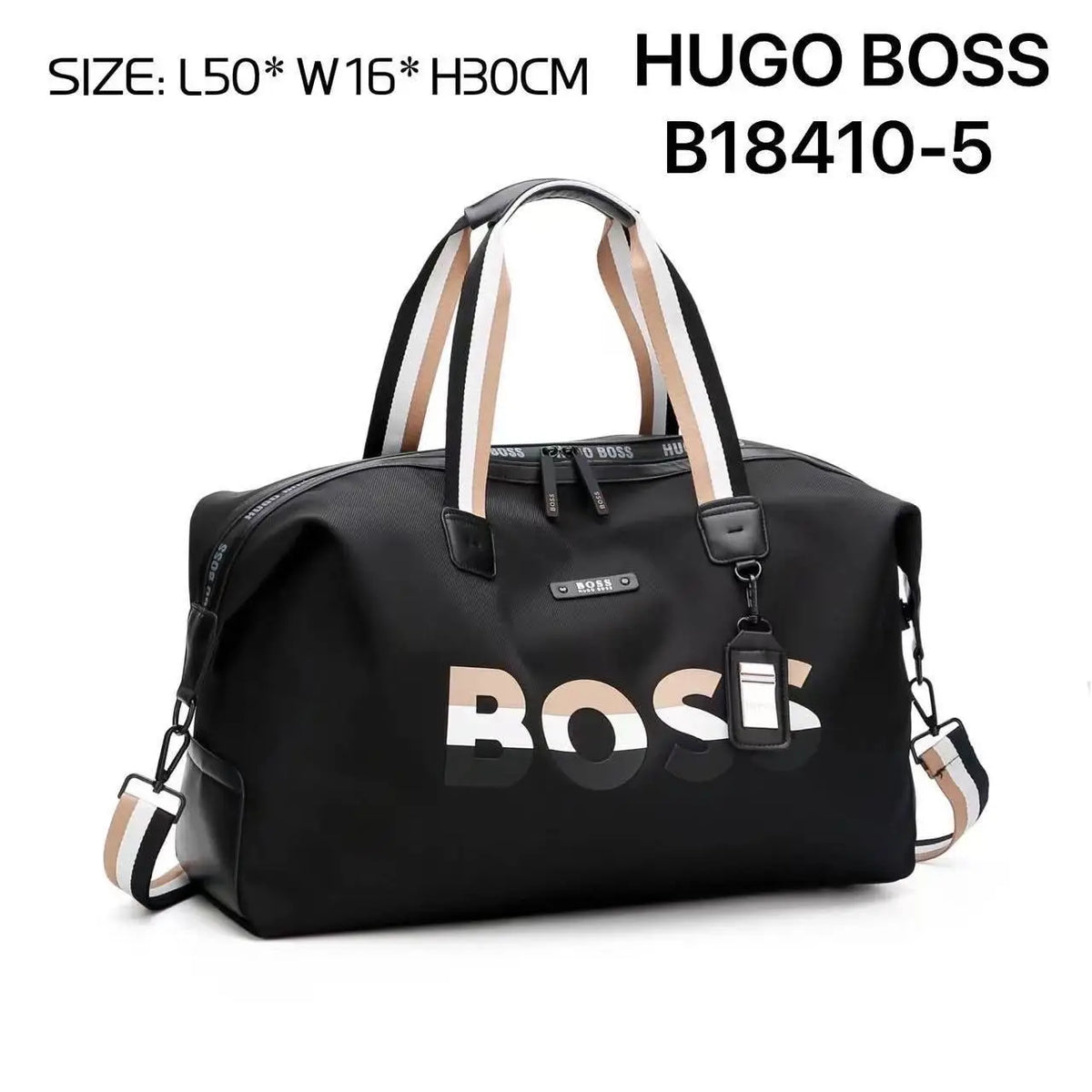 Hugo Bos s Luxury Imported Duffel Bag 1008n