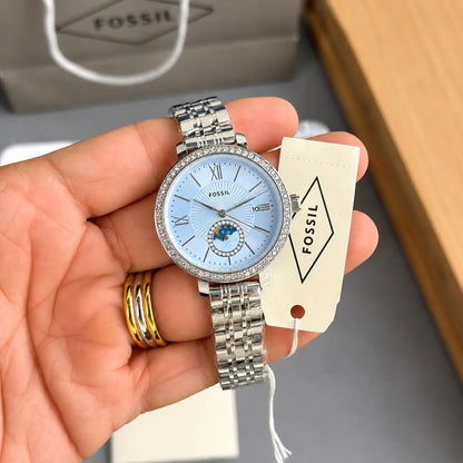 FOSSIL_LADIES_SILVER_BLUE