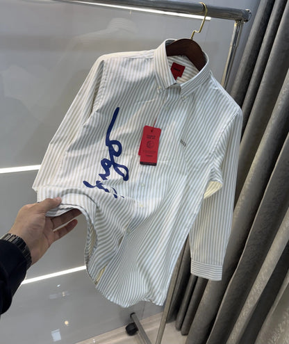 Hugo Boss Beige Logo Work Premium Shirt