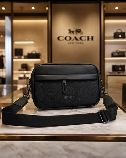 Coac h Monogram Luxury Sling Bag With Og Box Bill And Dust Bag c112