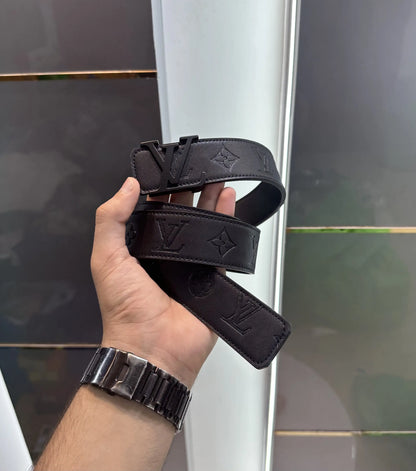 Louis Vuitto n Monogram Premium Imported Belt Black lv186