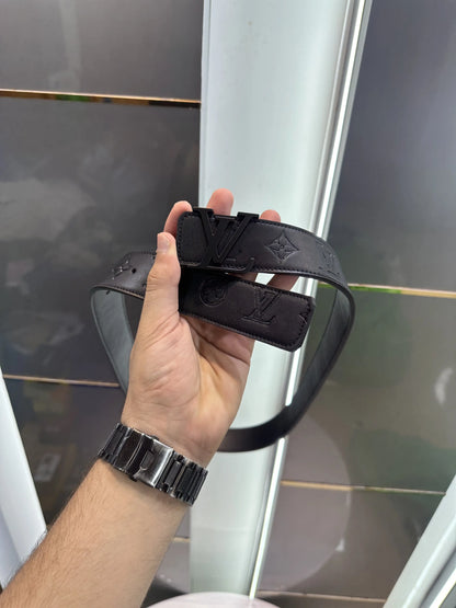 Louis Vuitto n Monogram Premium Imported Belt Black lv186