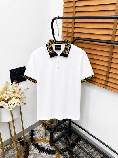 Versac_e Printed Imported Very Premium Classic Polo T-shirt (DN 546)