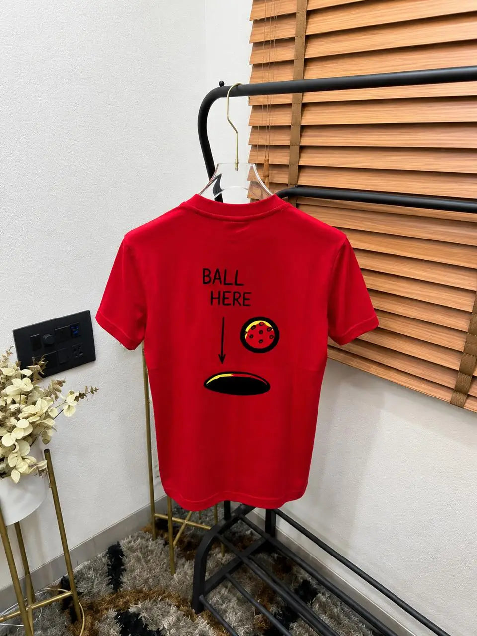 Lacost_e Imported Very Premium Crew Neck T-shirt (DN 545)