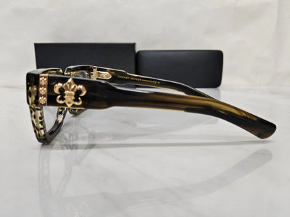 CHROME HEART 00552 GLOSS BLACK DARK HAVANA OG QUALITY