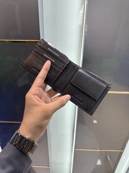 Amrani Exchang e Premium Wallet Black With Box ar8906