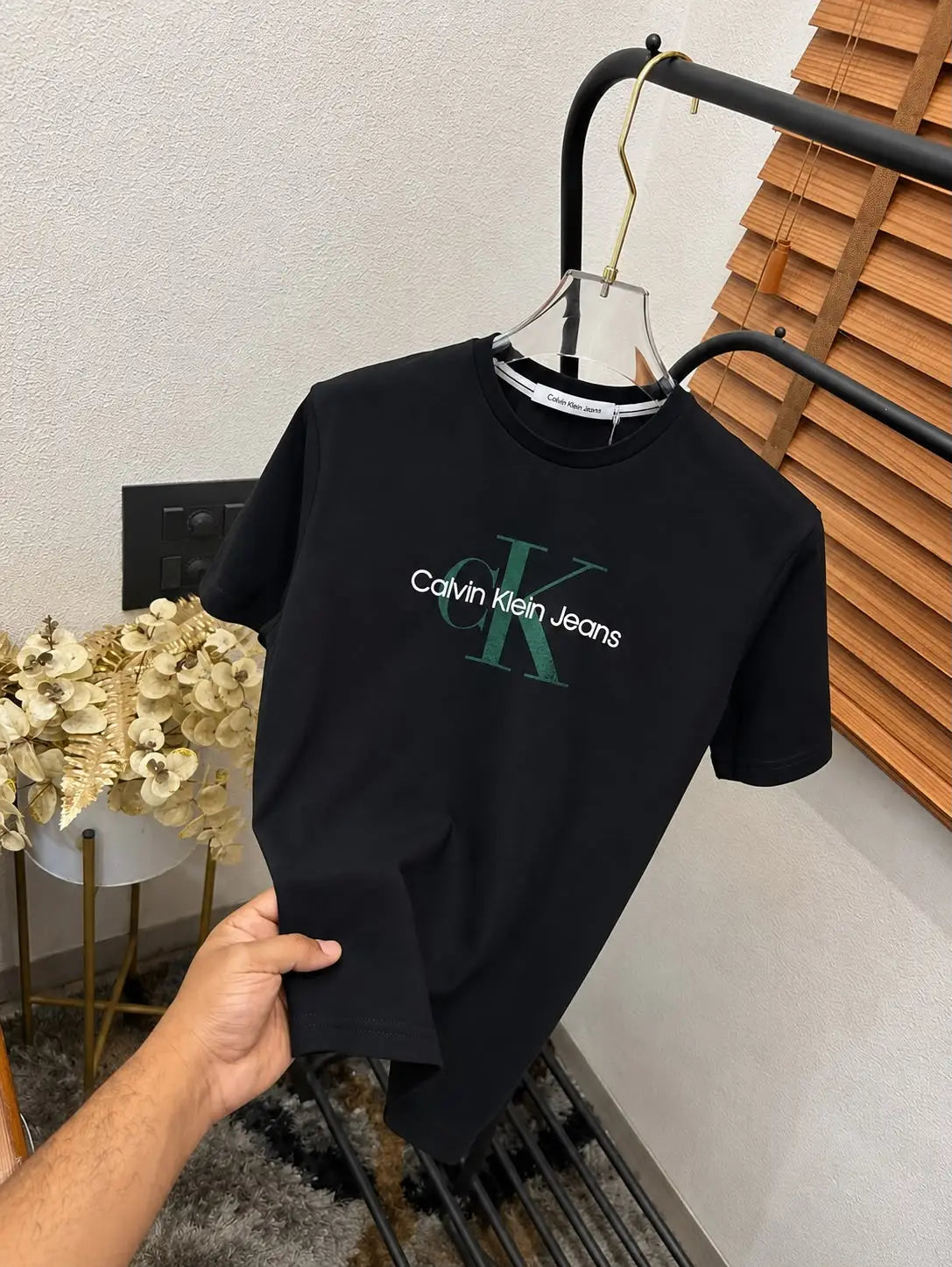 Calvin Klei_n Printed Premium Round Neck T-shirt (DN 531)