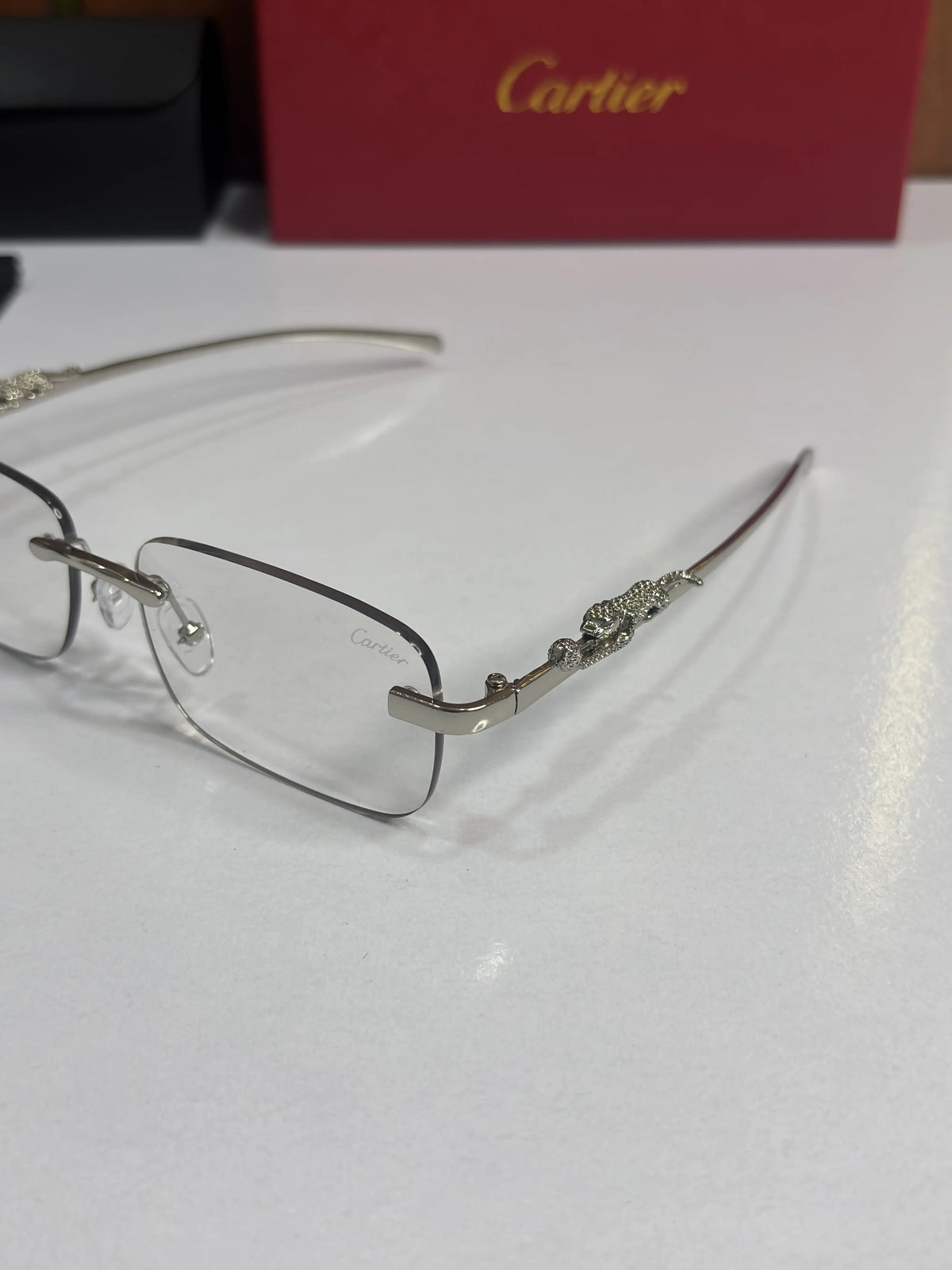 Cartier 1020 silver Day Night Color Changing Glass