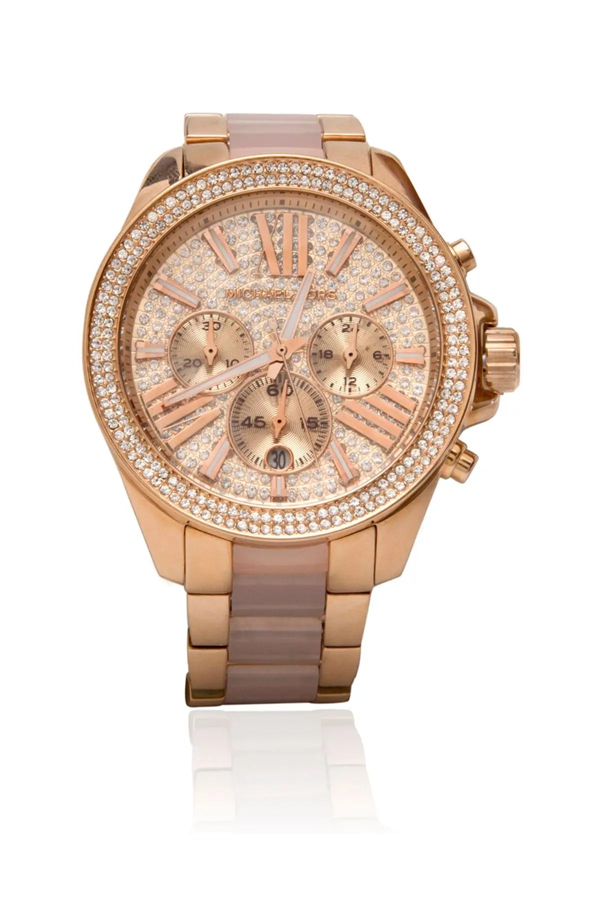 mk ladies rossegold pink