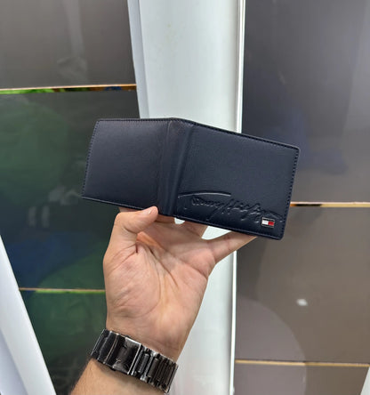 Tommy Hilfige r Premium Wallet Navy Printed With Box t463