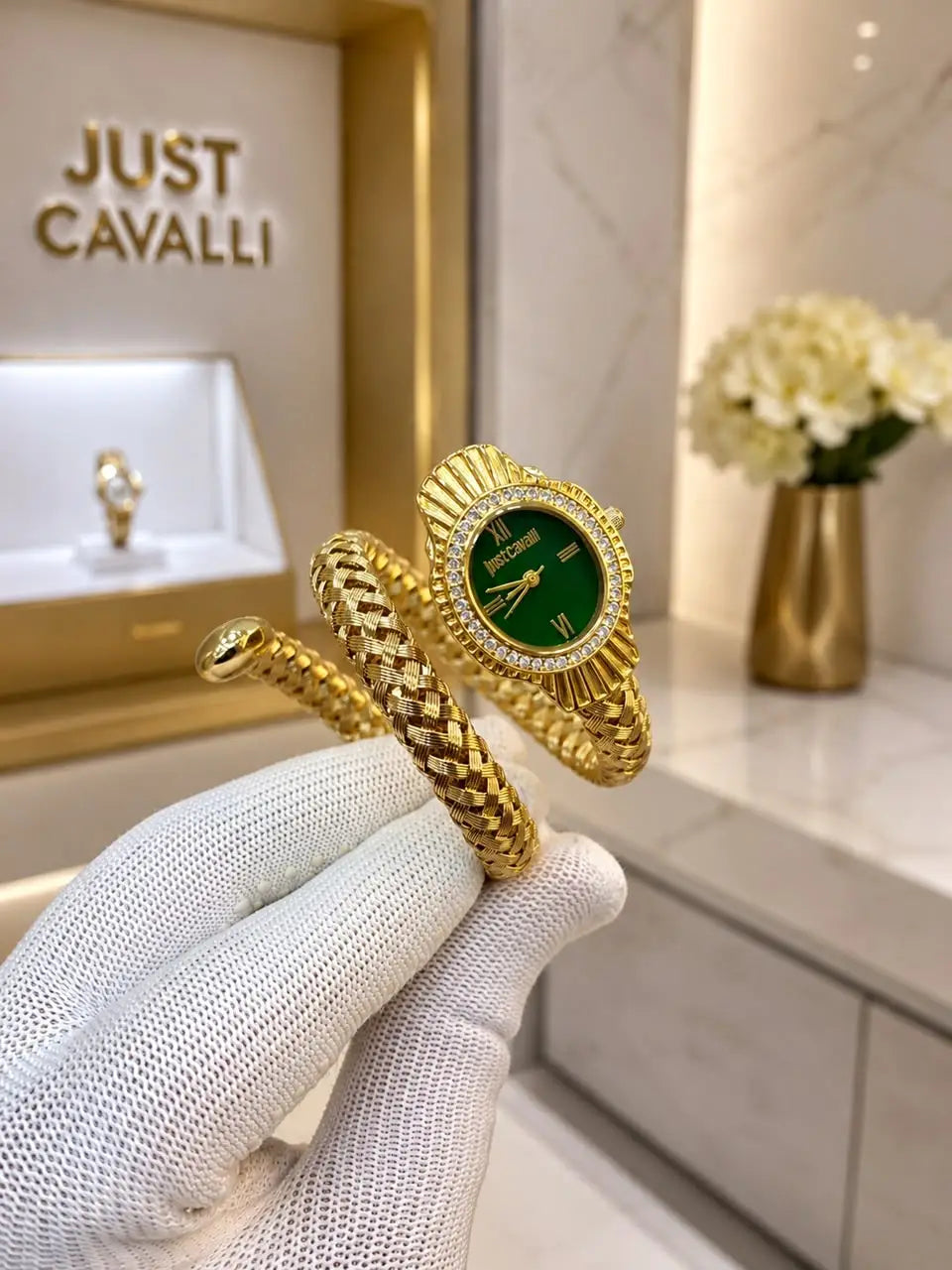 Just Cavalli Signature Snake watch