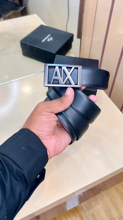 AX ARMANI EXCHANGE PREMIUM QUALITY IMP REVERSEABLE BELT WITH OG BOX AX-524