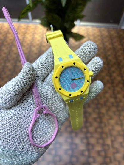AP X SWATCH ROYAL POP WITH BOX AND SILICON STRAP