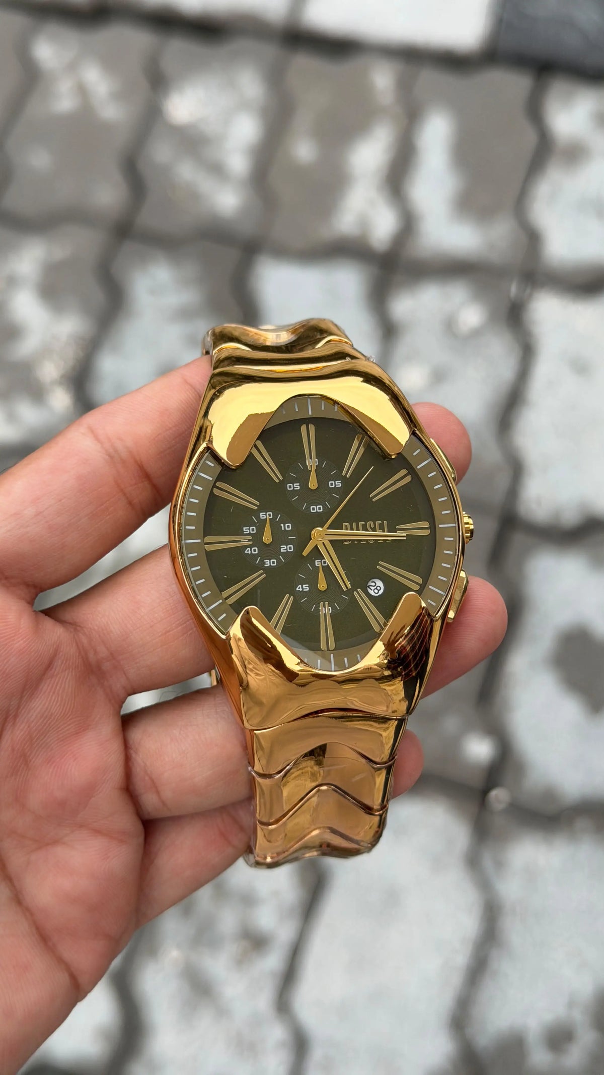 diesel all work gold green