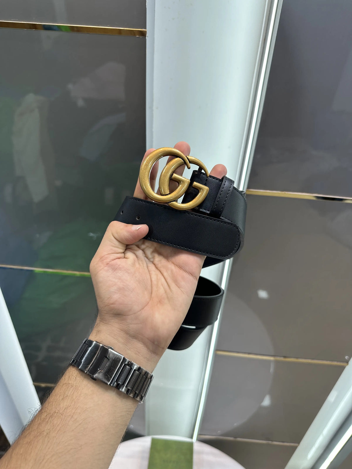 Gucc i Mormont Premium Imported Belt With Box and Carry Bag g234