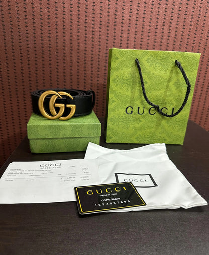 Gucc i Mormont Premium Imported Belt With Box and Carry Bag g234