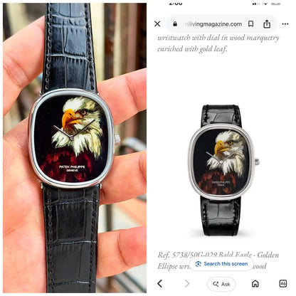 Patek Philippe Golden Ellipse "Bald Eagle"