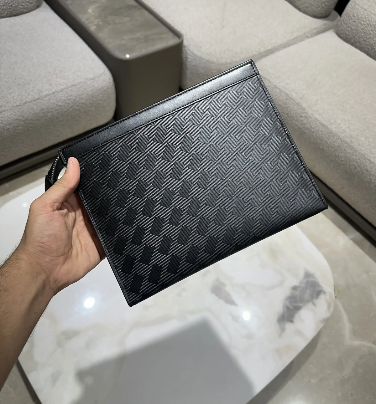 Mont Blan c Luxury Unisex Pochette With Box mb25