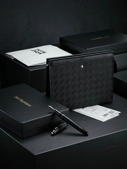 Mont Blan c Luxury Unisex Pochette With Box mb25
