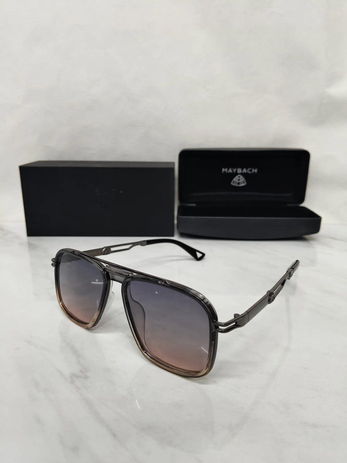 MAY BACH 2778 GUNMETAL GREY BROWN GRADIENT