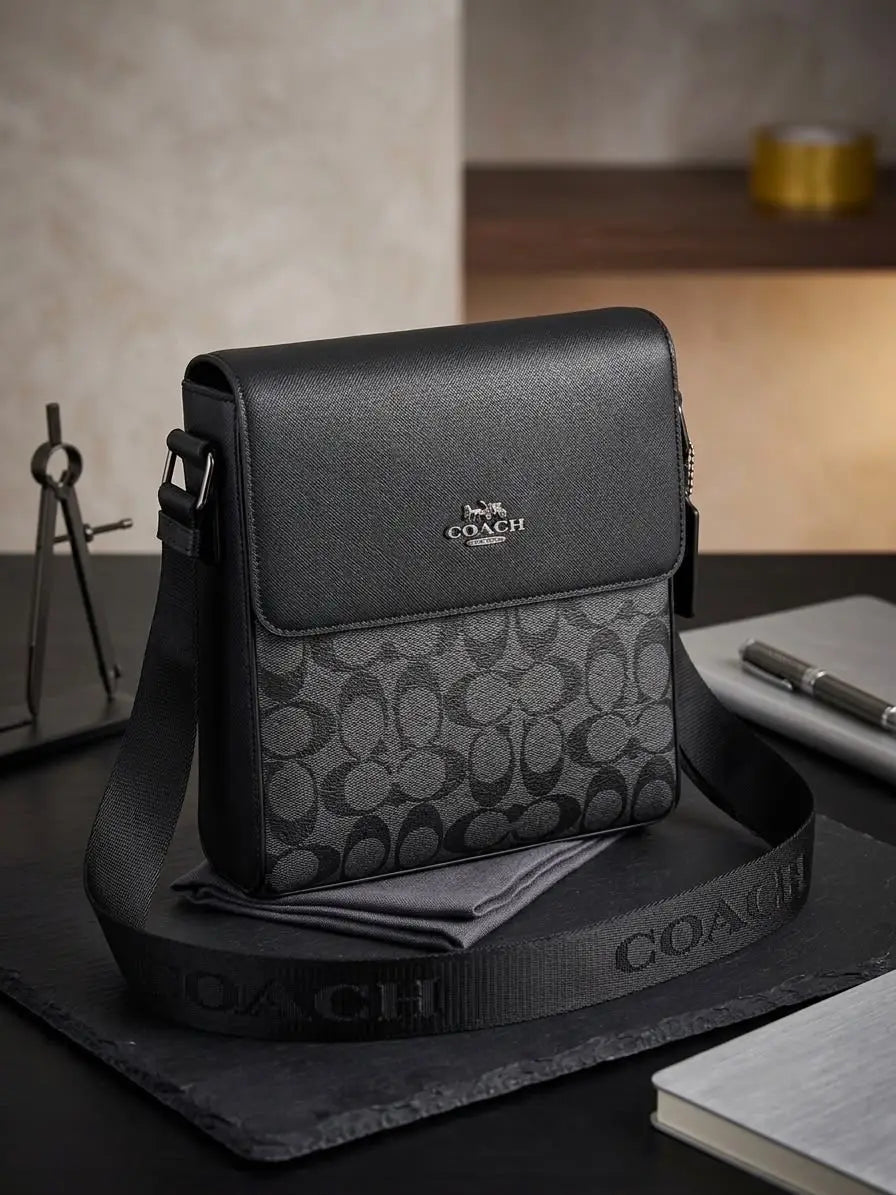 Coac h Monogram Luxury Sling Bag Grey c45