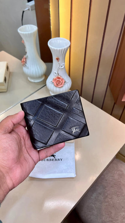 BB BURBERRY PREMIUM QUALITY IMP WALLET WITH OG WOODEN BOX