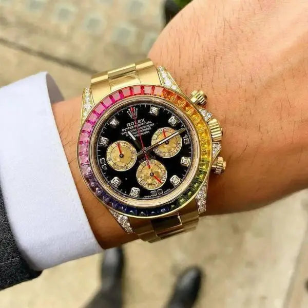 Rolex Cosmograph Daytona Rainbow watch Gold