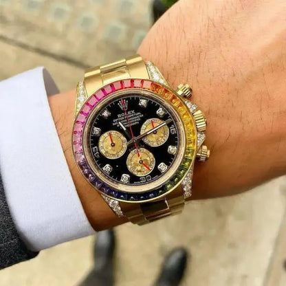 Rolex Cosmograph Daytona Rainbow watch Gold