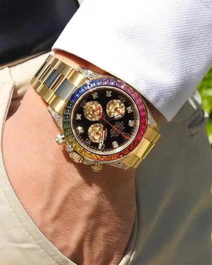 Rolex Cosmograph Daytona Rainbow watch Gold