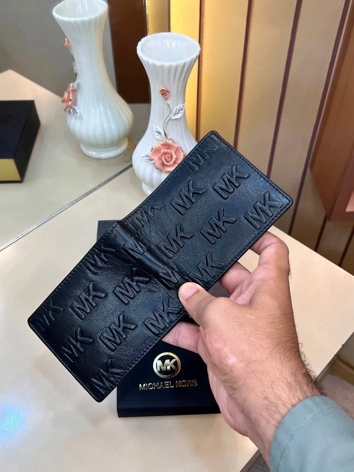 MK MICHAEL KORS PREMIUM QUALITY IMP WALLET WITH OG BOX