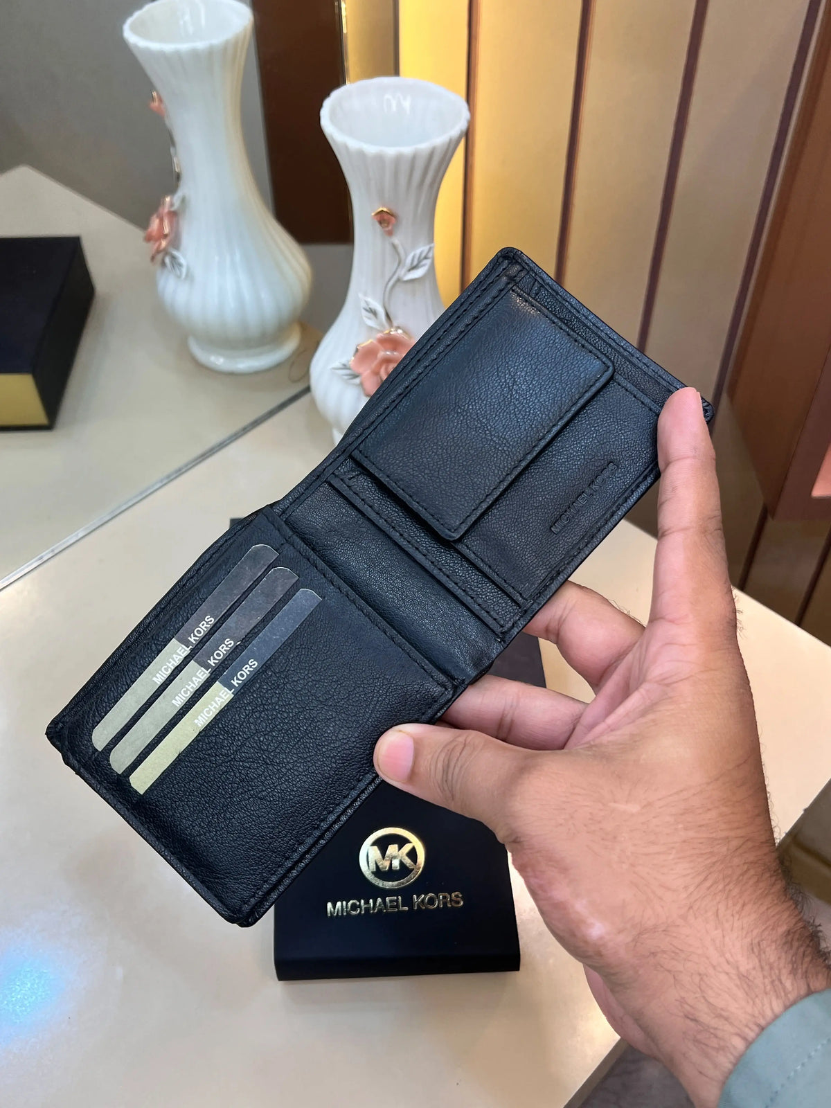 MK MICHAEL KORS PREMIUM QUALITY IMP WALLET WITH OG BOX
