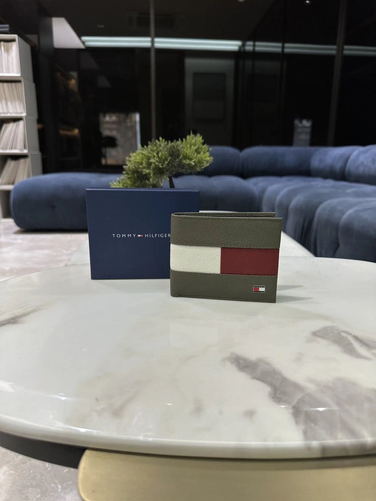 Tommy Hilfiger Premium Wallet Light Olive With Box t190