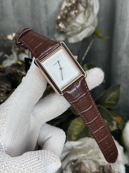 Cartie r Tank Louis Brown White Premium Watch