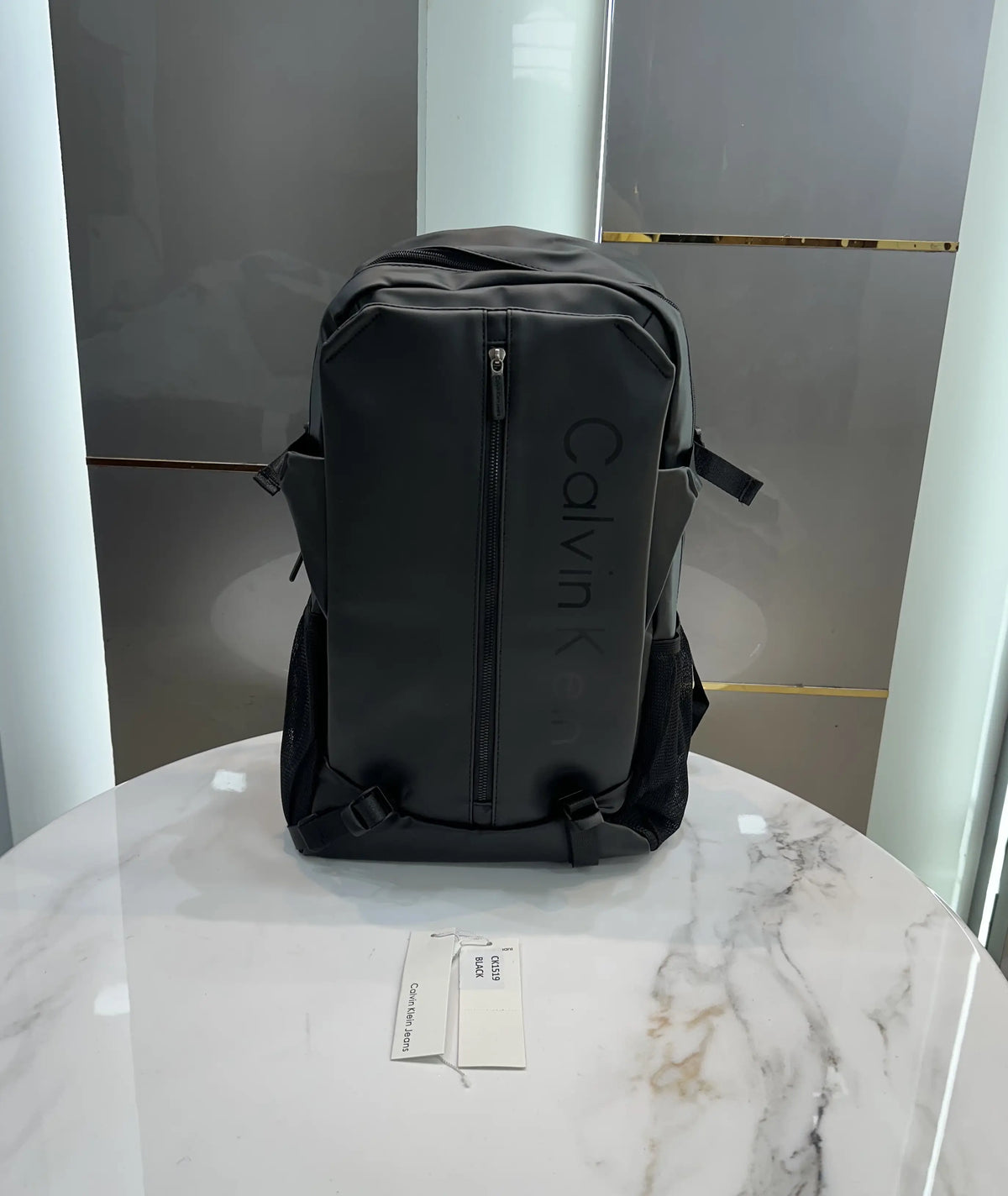 Calvin Klei n Luxury Imported Backpack Black ck1519
