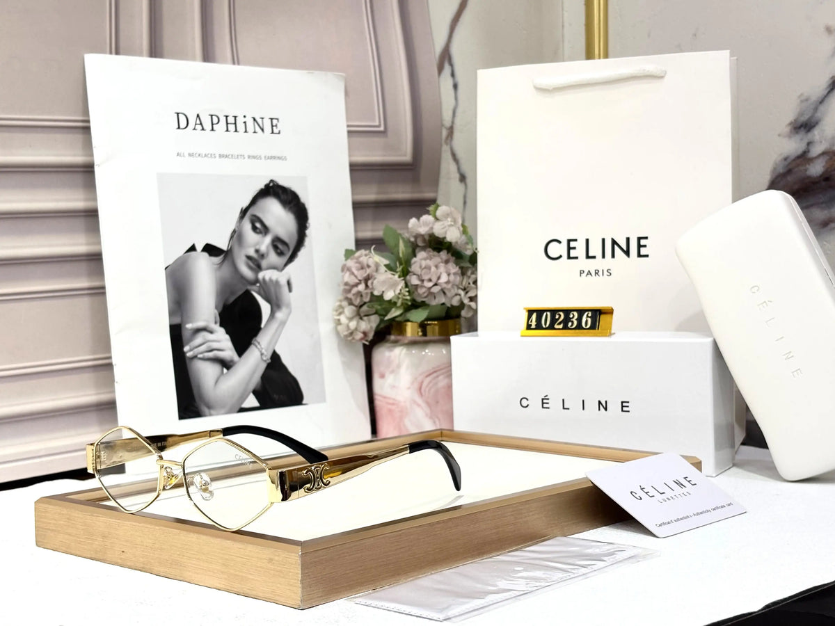 CELINE GOLD PLANO LUXURY DESIGNER CELEBRITY CHOICE STORE ARTICLE