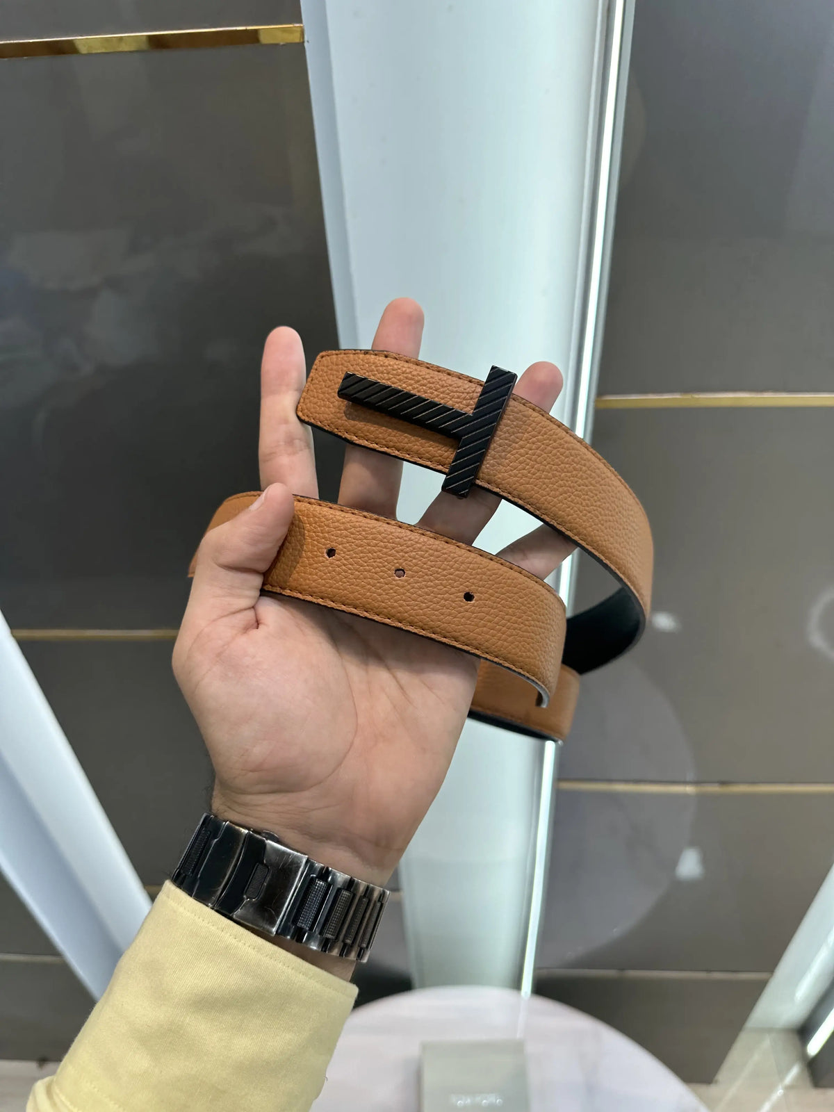Tomfor d Reversible Imported Premium Belt With Box t220