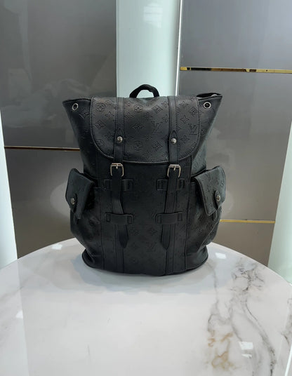 Louis Vuitto n Monogram Imported BackPack Black lv1509